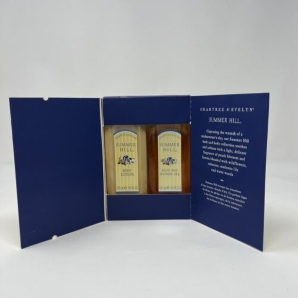 Crabtree & Evelyn Summer Hill Bath & Shower Gel Body Wash 4.2 Oz New in Box